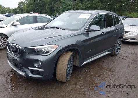 2017 BMW X1 xDrive28I из США, поврежденный, VIN WBXHT3C3XH5F77351